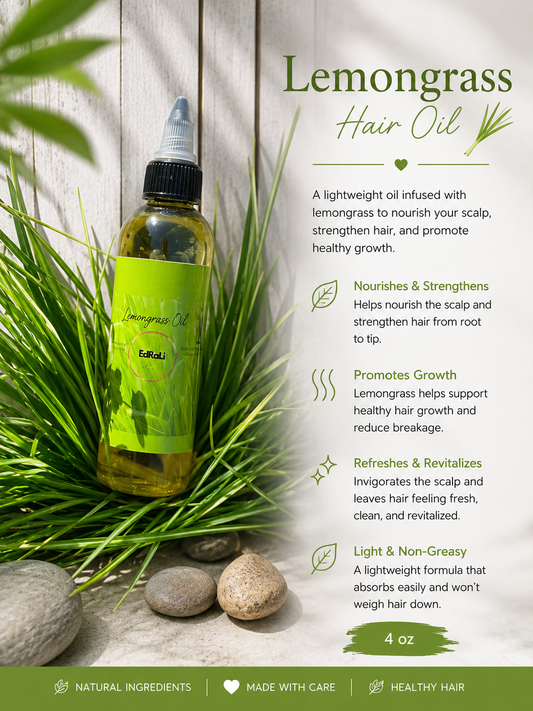 Lemongrass Hair Oil 4oz